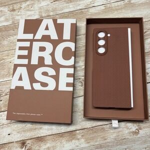 Latercase for Samsung Galaxy Z Fold 6 Coffee Impossibly Thin New open Box